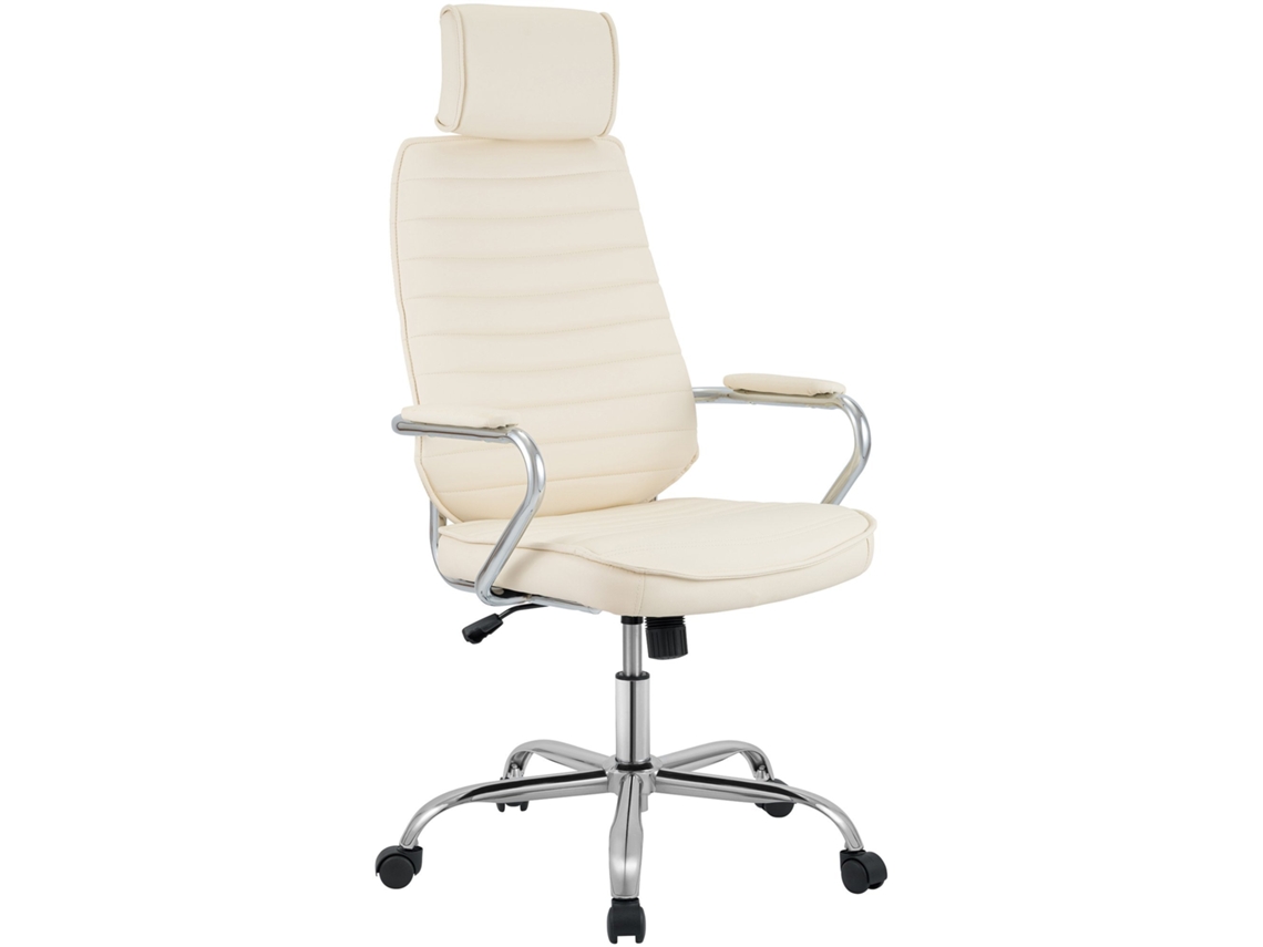 Silla de Escritorio DUDECOR (Acero - Beis)