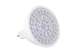 Bombilla LED MR16 de 5 W, 220 V, 5733 SMD, para cultivo de plantas, para jardines de interior e hidroponía.