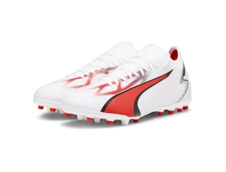 Botas de fútbol Unisex para Fútbol PUMA Ultra Match Mg Blanco (43)