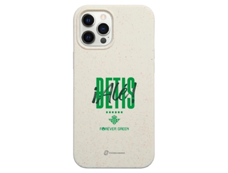 Funda Móvil Oficial Real Betis Fc Compostable Base para iPhone 12 Pro Max PHONECASES3D