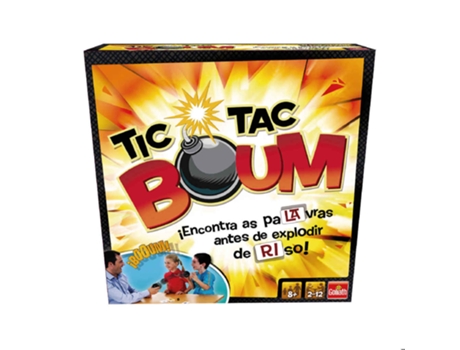 Juego de Mesa GOLIATH Tic Tac Boum (Edad Mínima: ‍8 Años - 26.1 x 8.2 x 26.1 cm)