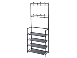 Perchero STORAGE SOLUTIONS Negro Metal