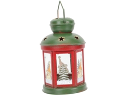 2 Piezas De Adornos Navideños: Velas, Faroles, Portavelas Colgantes.