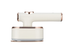 Plancha de vapor Andowl Q GT300 de 1200 W, blanca y dorada