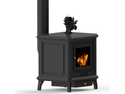 Ventilador de Estufa para una Mejor Distribución de Calor con 5 Hojas Negro INF