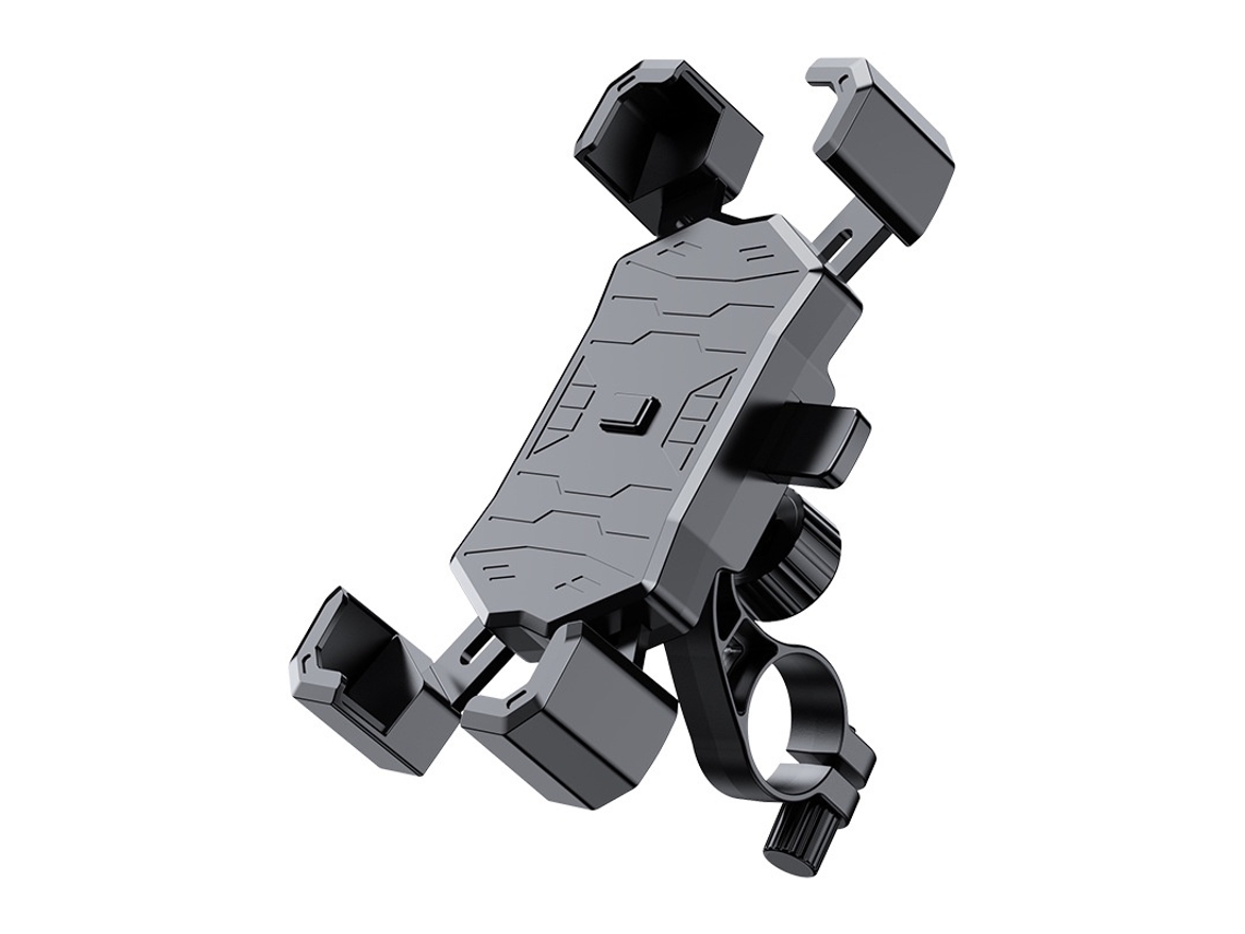 Soporte para teléfono robusto y ajustable de 360 ​​grados, proporciona una sujeción segura para su dispositivo (negro) JYTGALX (para manillares)