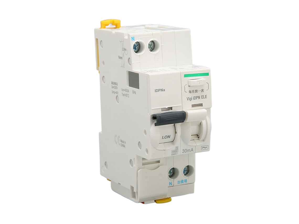 Disyuntor De Circuito 1p N Ac 230v Con Protección Contra Fugas Para Hogar Y Oficina