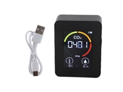 Detector de Co2 Zn Mt03 com Sensor de Temperatura e Umidade S/MARCA