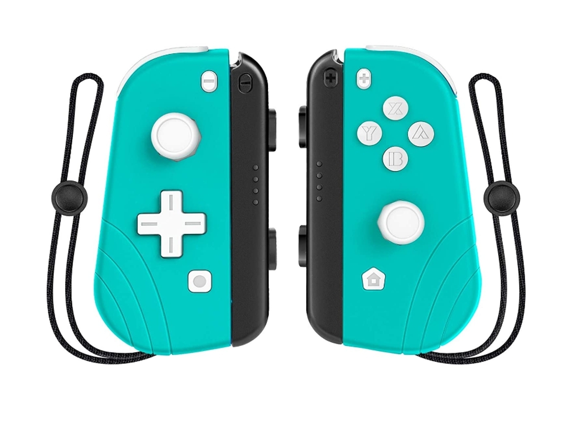 Controlador inalámbrico Gamepad Control Remoto inalámbrico con Reloj Despertador Giroscopio de 6 Ejes Control de Movimiento Verde YIZHOOD