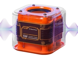 Altavoces De Viaje Con Cable | Altavoz Subwoofer Portátil Compacto