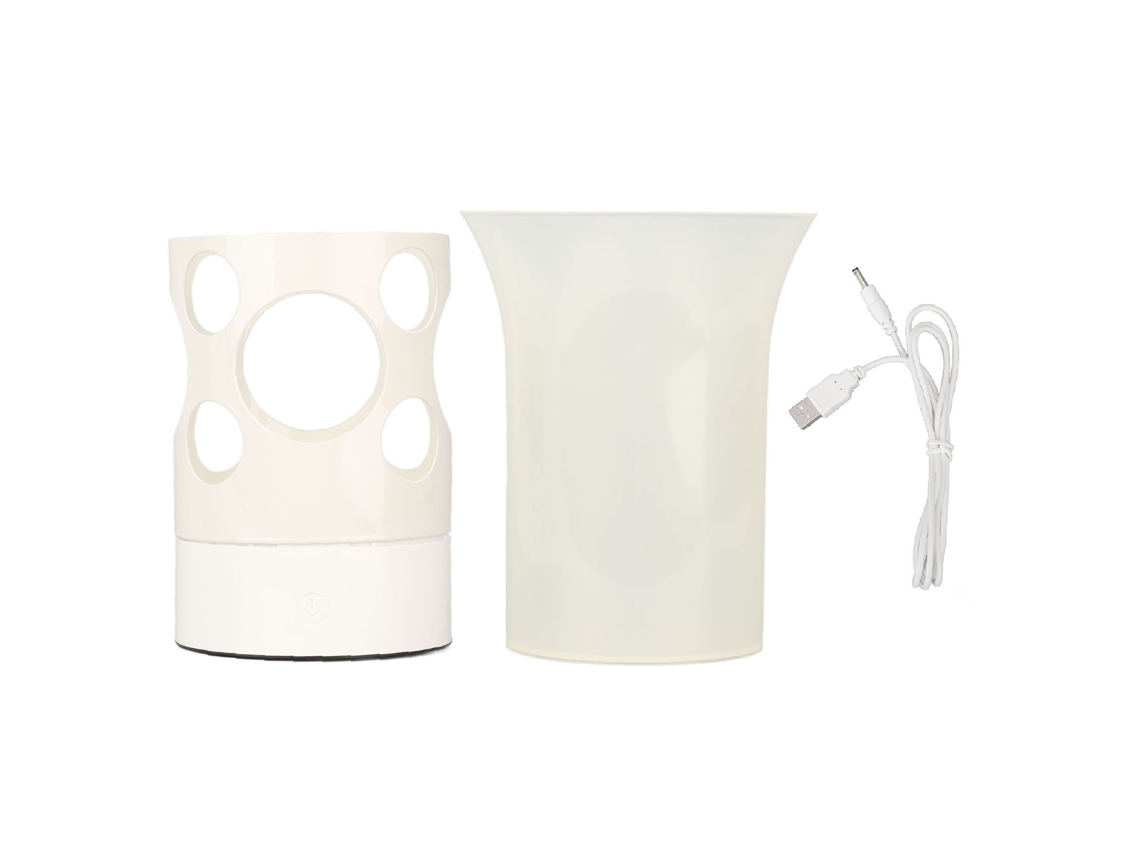 Rebe-lámpara De Jarrón Led De Doble Uso Lámpara De Noche Decorativa Para Hogar Dormitorio Con Conexión Usb