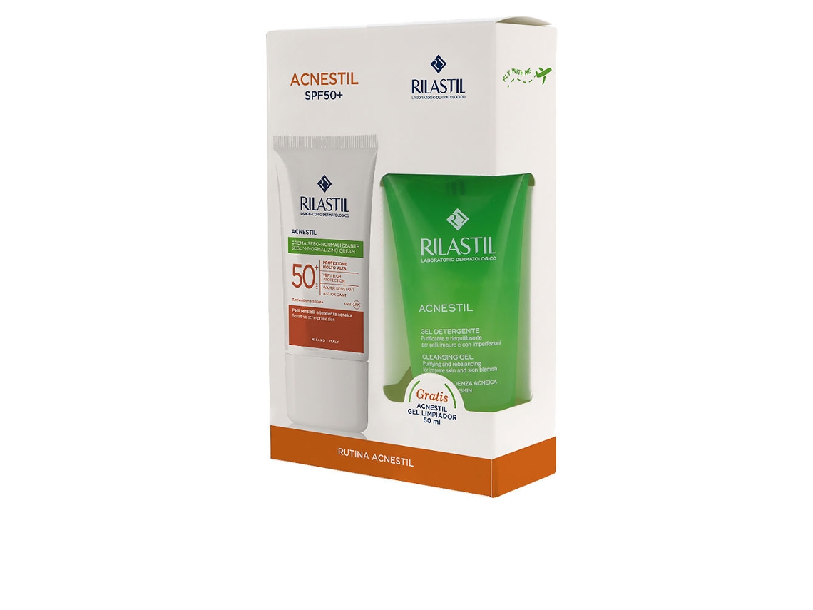 Sun System Acnestil Spf50+ Coffret Rilastil 2 pz