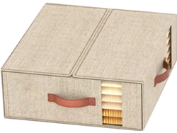Organizador de sábanas | Organizador y estuche para sábanas tamaño queen y king, bolsa organizadora Slowmoose