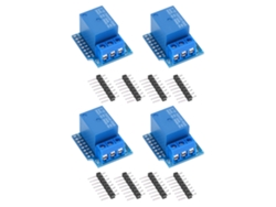 Módulo De Relé De 4 Piezas Y 5 V, Componente Electrónico, Placa De Activación De Alto Nivel, Interfaz De 1 Canal, Programable Mediante Ide (over-the-air).