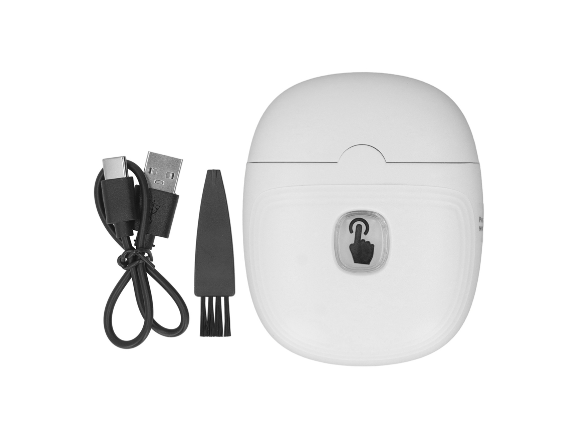 Cortauñas Eléctrico Automático Recargable Inteligente, Seguro Para Bebés Y Adultos, Blanco.