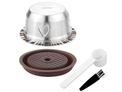 Juego De Cápsulas De Café Recargables De Acero Inoxidable 304 Para Delonghi Ebnv150 Digitallab (230 Ml)