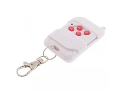 Mando A Distancia Blanco, Accesorio De Alarma Inalámbrico Con Botón De Pánico Y Protección Anticolisión.