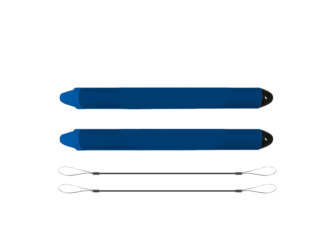 2pcs Caneta Estilete Com Cordões Anti-perdas Para Telas Táteis Tablet Telefone Dispositivos Infantil Azul