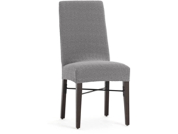 Funda de Silla EYSA Premium Jaz Pack de 2 Fundas Tejido Multielástico (54 x 50 x 60 cm - Poliéster y Algodón - Gris)