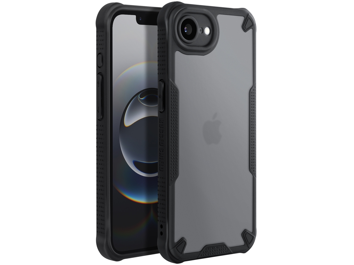 Avizar Funda Iphone 16e Antigolpes Esquinas Reforzadas Mate Negro