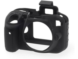 Funda silicona EASYCOVER Nikon D3300/3400 Negro