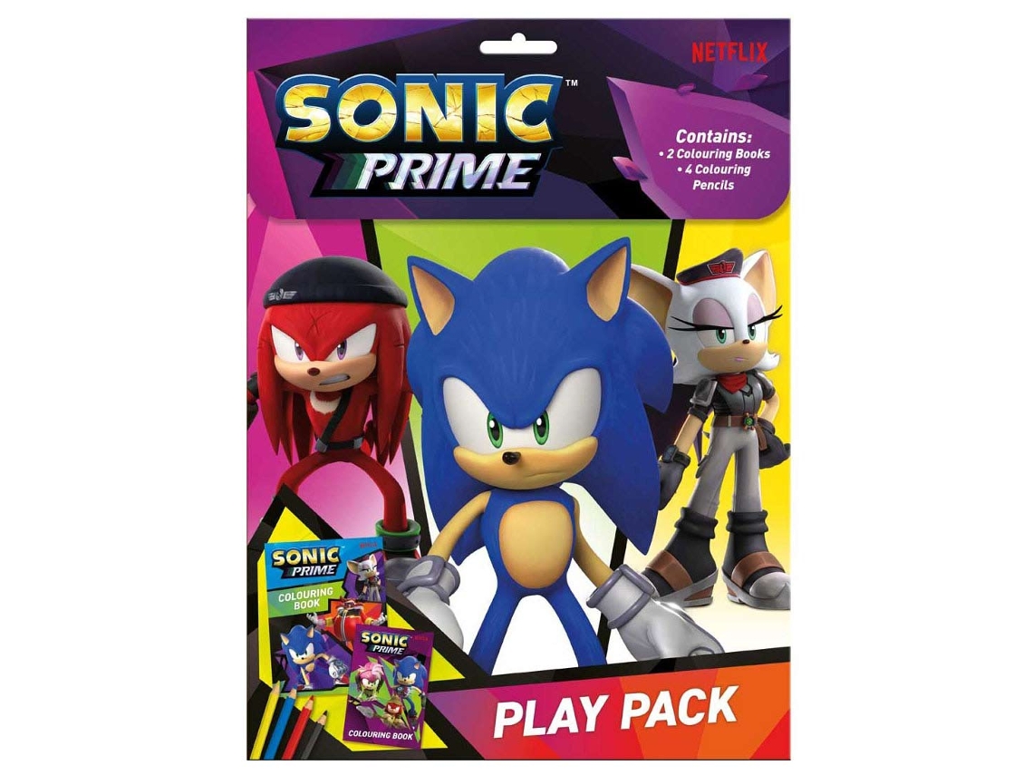 Conjunto Para Colorir Sonic Sn00015