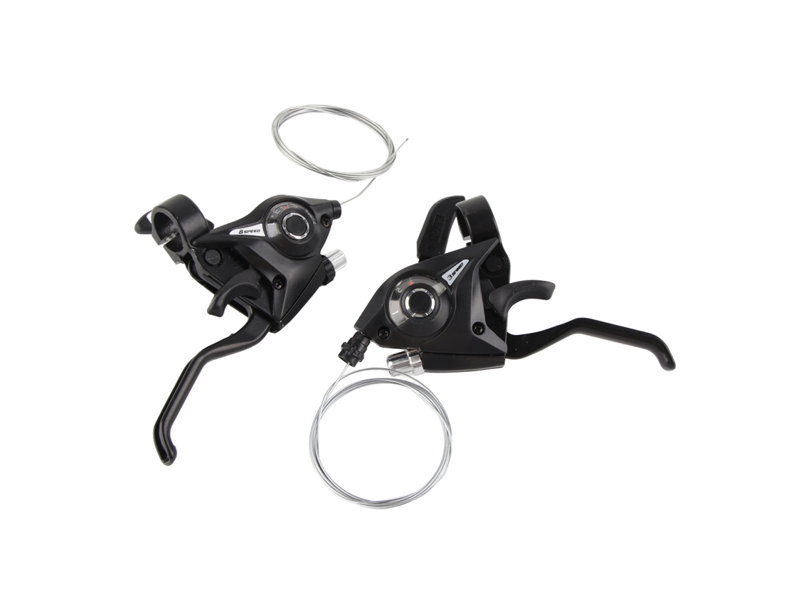 Maneta De Freno Con Cambio De 24 Velocidades Para Bicicleta De Montaña, Aluminio, Izquierda/derecha, Color Negro.