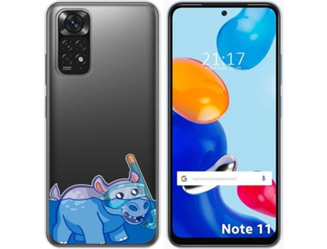 Carcasa Xiaomi Redmi Note 11 TUMUNDOSMARTPHONE Dibujos Transparente Hipo Multicolor