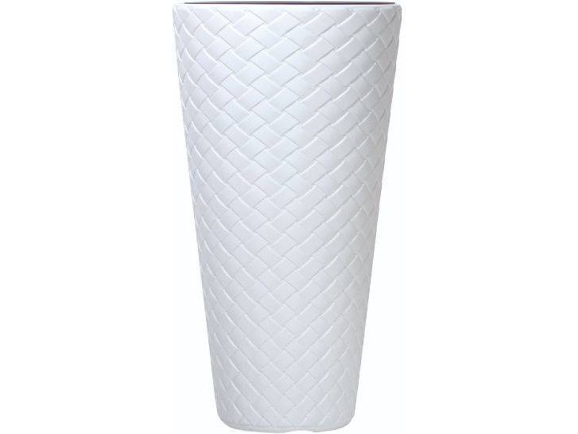 Maceta PROSPERPLAST Matuba Slim (Blanco - 40 x 40 x 78 cm)