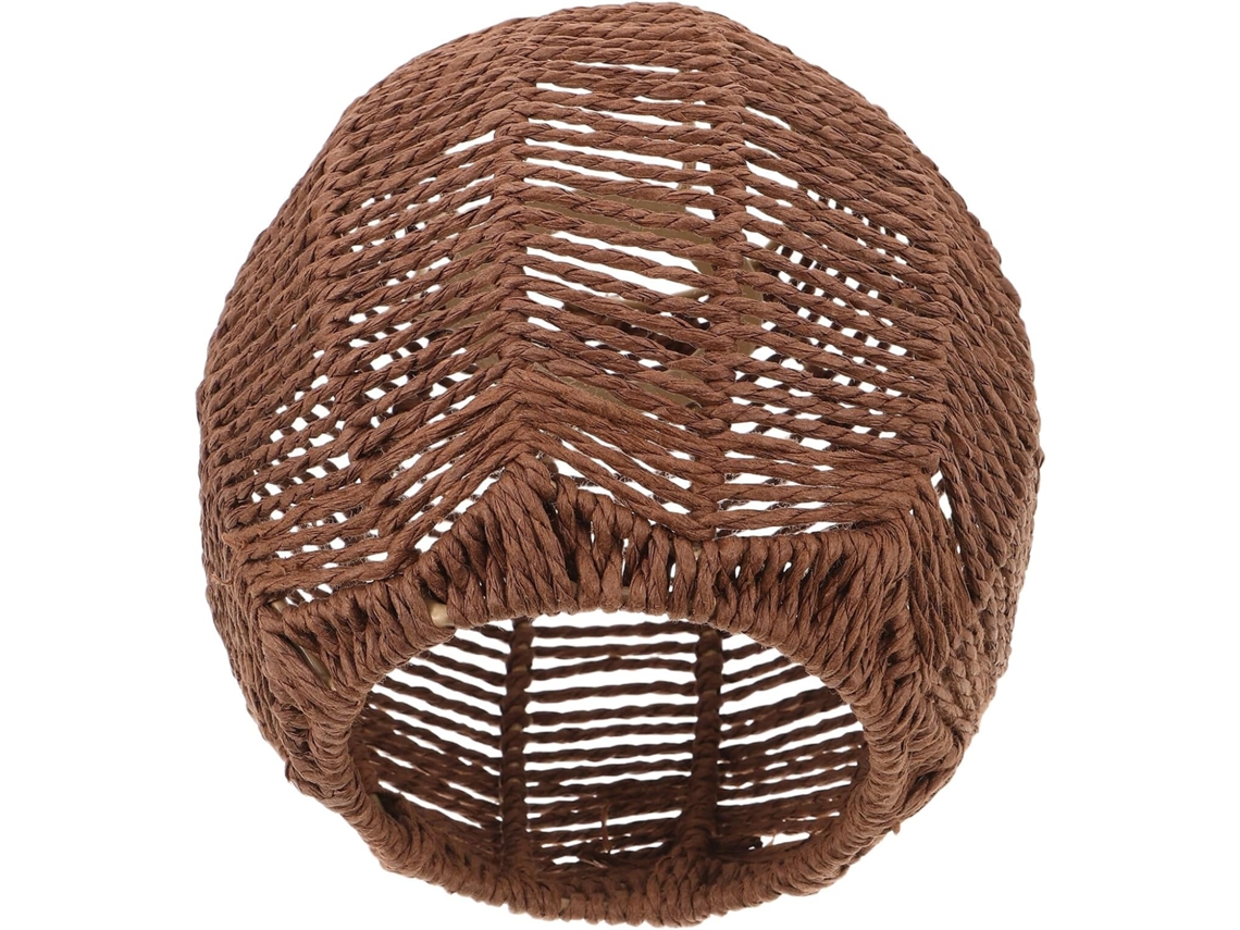 Cuerda De Papel Trenzada Bohemia, Cónica Rústica, Tejida A Mano, Colgante Para Comedor.