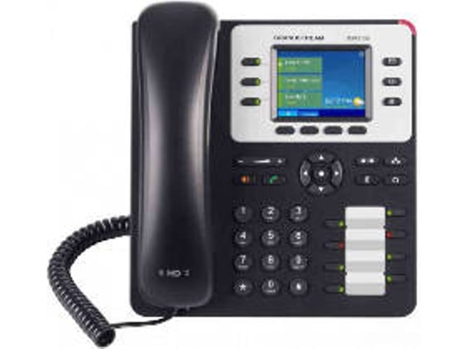 Teléfono IP GRANDSTREAM NETWORKS GXP-2130 Con Cable Negro