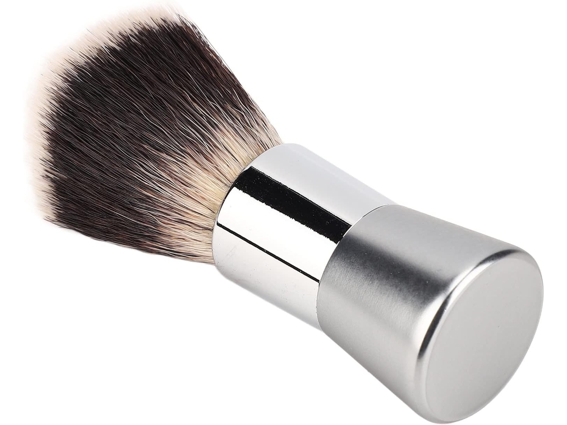 Cepillo Multifuncional De Nailon Para Barba Con Mango De Aleación De Aluminio, Para Afeitarse En Casa.