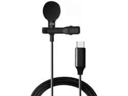 Micrófono Lavalier Mini Micrófono Portátil Con Cable Tipo C Gertiz