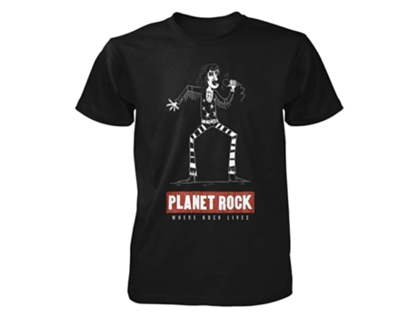 Camiseta ROCKINSTONE de cantante de la serie Planet Rock Musician’s (Algodón - S)
