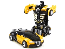 Coche Robot Transformable De Juguete Para Niños, Material Abs Duradero, Regalo De Cumpleaños