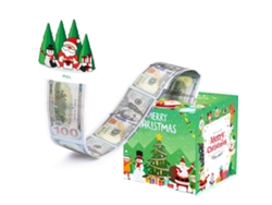 Caja de regalo navideña para dinero, organizador de dinero DIY con 50 bolsas transparentes Aeuzwr (estilo 13)