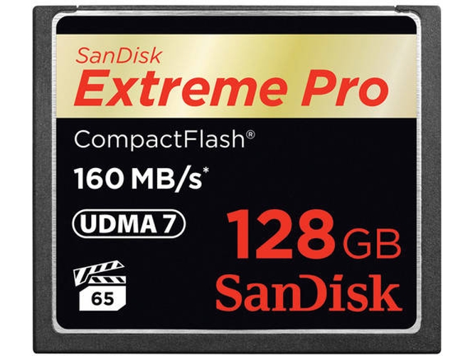 Tarjeta de Memoria SANDISK 128GB Extreme Pro CF 160MB/s