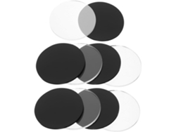 Juego De 10 Bases Circulares Acrílicas Para Minimuñecas, Kit De Modelos De Discos.