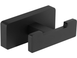 Ganchos De Pared Modernos De Cobre Negro, Gancho Práctico Sin Necesidad De Taladrar Para Ropa Y Baño.