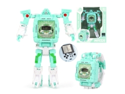 Reloj Electrónico Digital Con Forma De Robot Deformado Para Niños - Juguete - Regalo De Navidad