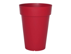 Maceta RIVIERA 415356 Redondo Rojo Plástico