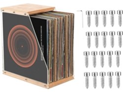 O Contenedor Transparente Decorativo Para Discos Y Libros | Álbumes | Libros
