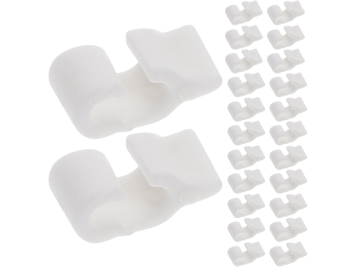 Conectores Plástico Blanco Estanterías Modulares 48 Piezas Clips Fijación Cubos Almacenamiento Alambre