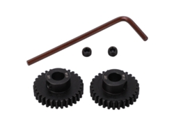 Piñón De Motor 25dp 1.0m 8mm 29t 30t Para Coches Rc A Escala 1/5 1/6 1/7, Acero Cromo-molibdeno Negro