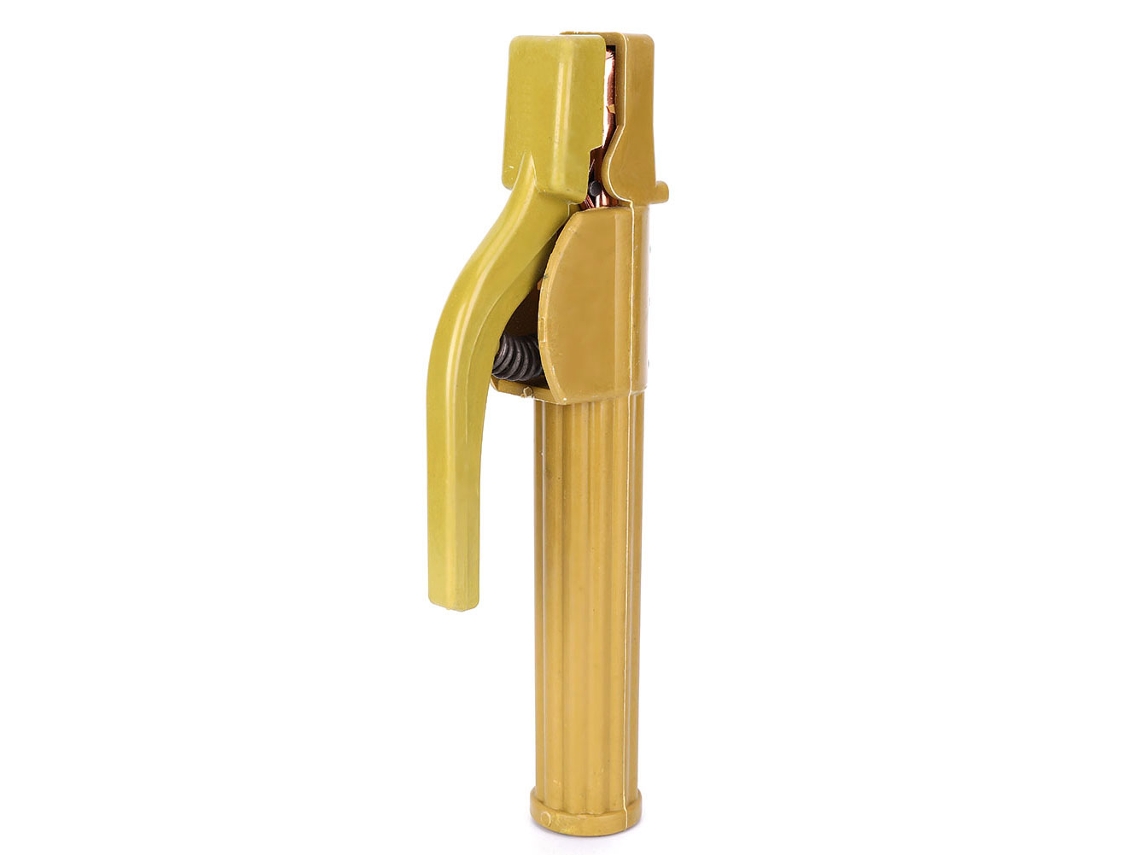 Pinza De Soldadura Porta Electrodos De Cobre Con Mango Alargado Anticaliente Y Antifugas