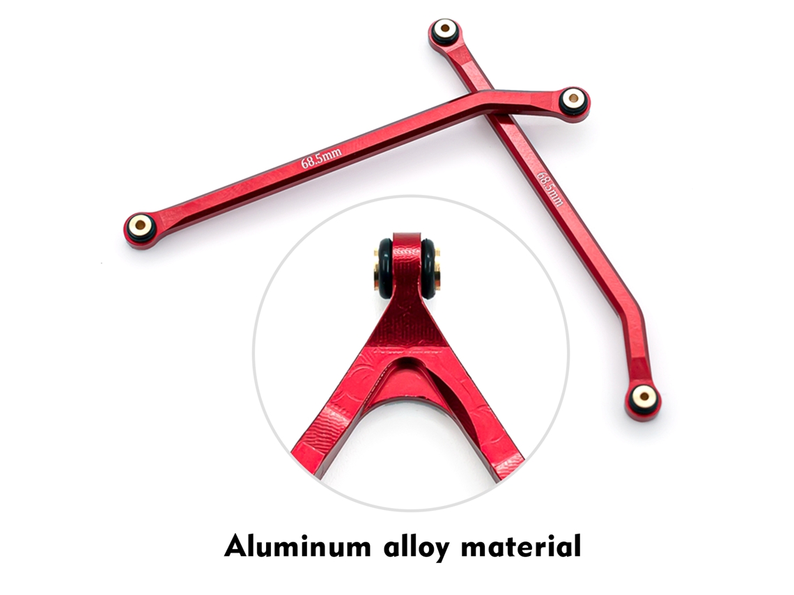Juego De Bieletas De Chasis De Aluminio De Gran Altura Para Coche Rc A Escala 1/24 Axial Scx24 90081 B17