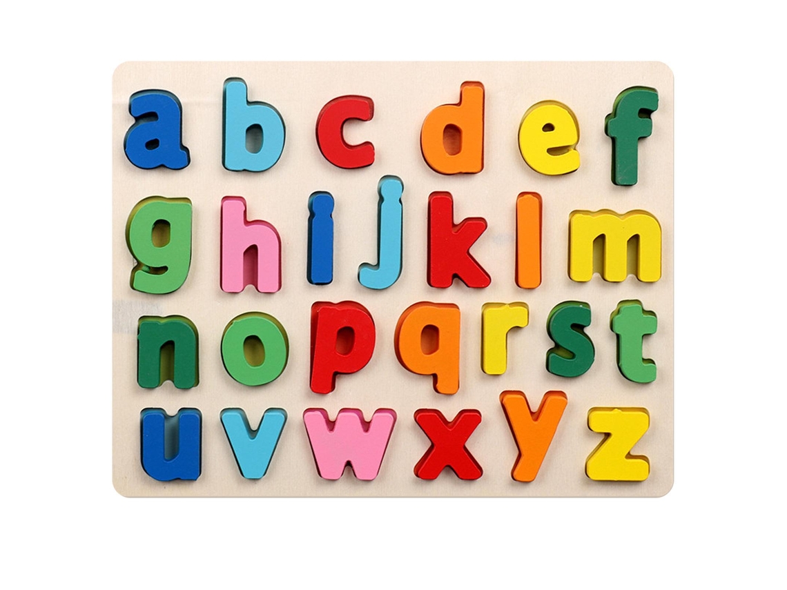 2026-rompecabezas De Letras Y Números De Madera Para Niños Abc Juguetes Educativos Regalos Para Niños Y Niñas