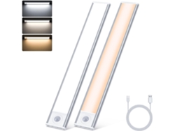 Luz Gabinete 30 Cm Recargable 3000mah 3 Temperaturas Dimensible Infinita C Sensor