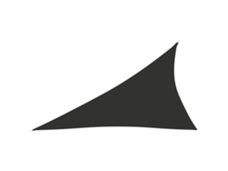 Para Sun Est. Vela de tela Oxford triangular 4x5x6.4 m antracita Wsd599321 Lovely Home