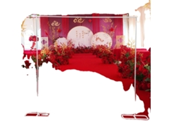 Suporte Para Arco De Casamento, Design Elegante Branco, Construção De Aço Durável